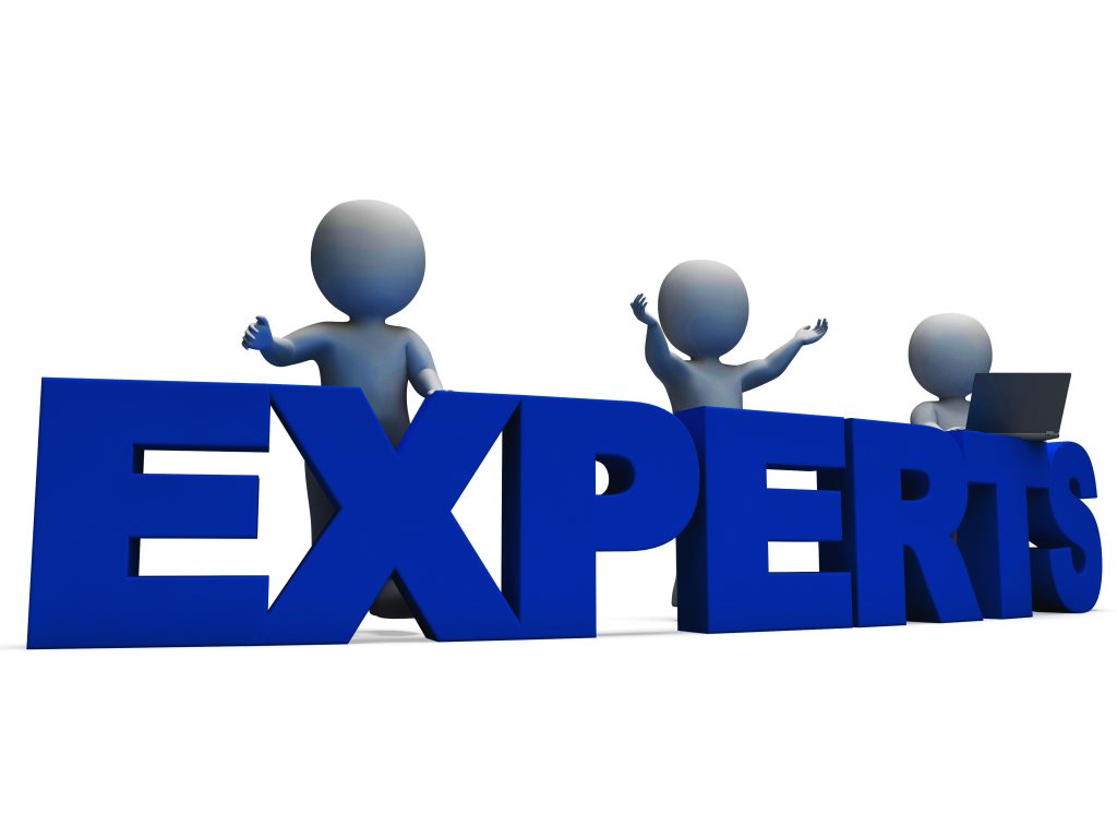 Experts Word Showing Expertise And Consultants