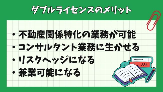 行政書士と宅建士のダブルライセンスのメリットは?